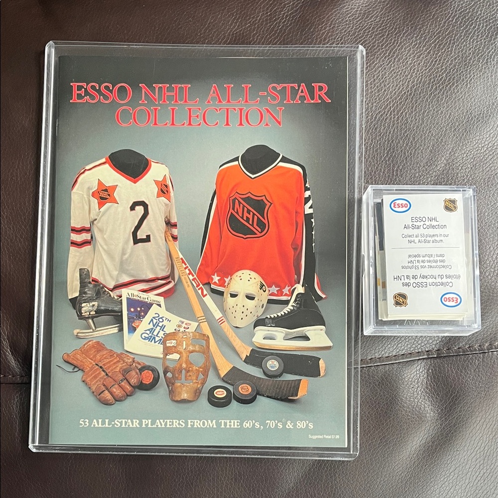 1988-89 ESSO NHL Hockey All Star Collection Complete Album Set Paperback
